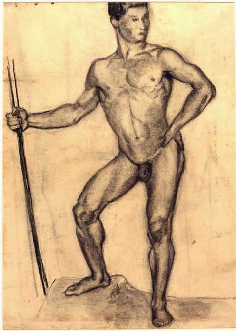 desnudo masculino con bastón.jpg